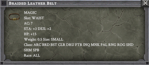 BRAIDED LEATHER BELT item card